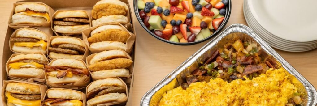 Eggs Up Grill Catering Sunny-side Spreads & Samplers