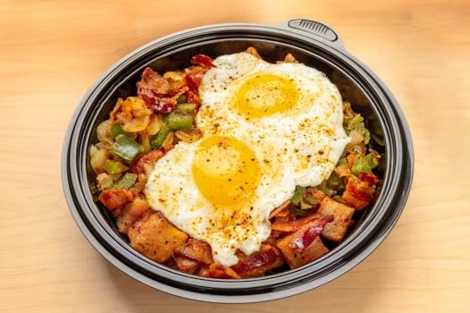 Eggs Up Grill Loaded Home Fry Bowl Price, Nutrition and Allergen Information Loaded Homefry Bowl